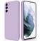 GiiYoon Silicone Case Compatible with Samsung Galaxy S21 5G Full Body Silky Soft Touch Phone Case with Camera Protection Shockproof Cover with Microfiber Lining Purple