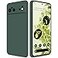 GiiYoon Silicone Case Compatible with Google Pixel 6 Full Body Silky Soft Touch Phone Case with Camera Protection Shockproof Cover with Microfiber Lining Green