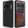 GiiYoon Silicone Case Compatible with Nothing Phone 3a Pro Full Body Silky Soft Touch Phone Case with Camera Protection Shockproof Cover with Microfiber Lining Black