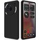 GiiYoon Silicone Case Compatible with Nothing Phone 3a Pro Full Body Silky Soft Touch Phone Case with Camera Protection Shockproof Cover with Microfiber Lining Black