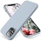 OTOFLY Compatible with iPhone 12 Pro Max Case 67 inch2020Silky and Soft Touch Series Premium Soft Liquid Silicone Rubber FullBody Protective Bumper Case Nattier Blue