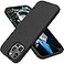 OTOFLY Compatible with iPhone 13 Pro Case Liquid Silicone Slim Protective Shockproof Phone Case Cover with AntiScratch Microfiber Lining 61 inch Black