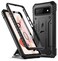 Poetic Revolution Case Compatible with Pixel 6 5G Full Body Rugged Shockproof Protective Cover Case with Kickstand Builtin Screen Protector Work with Fingerprint ID Black