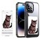 KSOPUERT Ink Phone Case Compatible with iPhone 14 PRO 61 Inch Supports DIY Display Image Protective Case AntiScratch Black