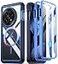 Poetic Guardian Case for OnePlus 13 5G Builtin Screen Protector Work with Fingerprint ID 2 Front Frame Full Body Shockproof Rugged Clear Cover Case BlueClear