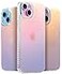 LONLI Hue for iPhone 15 Plus Case Iridescent 10FT Drop Protection Shockproof Cover with Color Changing Effect Cute and Unique for Women Girls and Men 2023