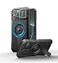 Dexnor for iPhone 16 Pro Max Case with Slide Camera Cover Adjustable Kickstand Magnetic Rugged Shockproof Bumper Cases HeavyDuty Magnetic Protective CoverBlack