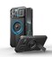 Dexnor for iPhone 16 Pro Max Case with Slide Camera Cover Adjustable Kickstand Magnetic Rugged Shockproof Bumper Cases HeavyDuty Magnetic Protective CoverBlack
