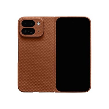 Latercase Compatible with Pixel 9 Pro Fold Coffee Durable Pixel 9 Pro Fold Phone Case 06mm Thin Aramid Fiber 10 Grams Precision Lasercut Full Camera Protection Nonslip Matte Finish
