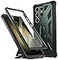 Poetic Spartan Case for Samsung Galaxy S23 Ultra 5G 68 inch Builtin Screen Protector Work with Fingerprint ID Full Body Rugged Shockproof Protective Cover Case with Kickstand Metallic Green