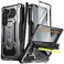 Poetic Spartan Case for Galaxy Z Fold 6 Hinge ProtectionKickstandCompatible with Fold 3456 S Pen FullBody Protective Rugged Cover with Pencil Holder Screen Protector Metallic Gun Metal