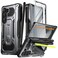 Poetic Spartan Case for Galaxy Z Fold 6 Hinge ProtectionKickstandCompatible with Fold 3456 S Pen FullBody Protective Rugged Cover with Pencil Holder Screen Protector Metallic Gun Metal