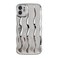 Caseative for iPhone 11 CaseWater Ripple Pattern Curly Wave Frame Soft Phone Case Silver