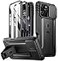 Poetic Revolution Case for iPhone 16 Pro Max 69 inch Slide Camera Cover FullBody Military Grade Rugged Shockproof Cover with Kickstand and BuiltinScreen Protector Black