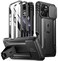 Poetic Revolution Case for iPhone 16 Pro Max 69 inch Slide Camera Cover FullBody Military Grade Rugged Shockproof Cover with Kickstand and BuiltinScreen Protector Black