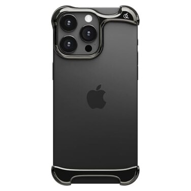 Arc Pulse Designed for iPhone 15 Pro Max Phone Case 2023 Minimalist Protective Shock Absorption Aerospace Grade Aluminum Shells Elastomer Inlays Easy Fit 67 inch Aluminum Titan Gray