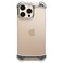 Arc Pulse Designed for iPhone 15 Pro Max Phone Case 2023 Minimalist Protective Shock Absorption Aerospace Grade Aluminum Shells Elastomer Inlays Easy Fit 67 inch Aluminum Mirror Polish Silver