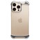 Arc Pulse Designed for iPhone 15 Pro Max Phone Case 2023 Minimalist Protective Shock Absorption Aerospace Grade Aluminum Shells Elastomer Inlays Easy Fit 67 inch Aluminum Mirror Polish Silver