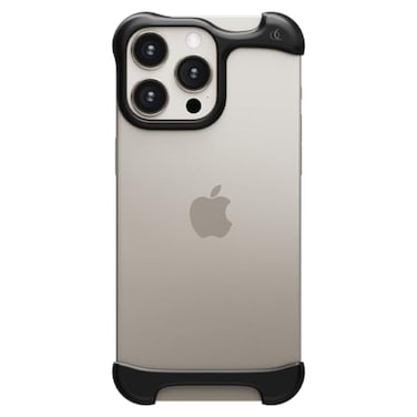 Arc Pulse Compatible with iPhone 16 Pro Max Phone Case 2024 Minimalist Protective Shock Absorption Aerospace Grade Aluminum Shells Elastomer Inlays Easy Fit 69 inch Aluminum Polished Silver