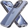 REBEL Clear Case for iPhone 15 Pro Frosted Series Gen5 Translucent Matte Texture Grippy Sides NonYellowing Protective Shockproof Bumpers Metal Lens Buttons 61 Inch Phone 2023