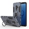 MaiJin LuluMain Compatible with Galaxy S9 Case Metal Ring Grip Kickstand Shockproof Hard Bumper Works with Magnetic Car Mount Dual Layer Rugged Cover for Samsung Galaxy S9 Plus Navy Blue