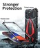 CeeEee iPhone 13 Pro Max Case Metal Aluminium Bumper Cover Builtin Soft Rubber Shock Proof Military Grade Protective Cover Black