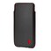 TORRO Sleeve Case Compatible with iPhone 6361 Inch Screen Size Genuine Leather Pouch Cover Slim and Lightweight Black with Red Stitching