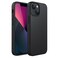 JETech Silicone Case for iPhone 13 mini 54Inch SilkySoft Touch FullBody Protective Phone Case Shockproof Cover with Microfiber Lining Black