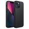 JETech Silicone Case for iPhone 13 mini 54Inch SilkySoft Touch FullBody Protective Phone Case Shockproof Cover with Microfiber Lining Black