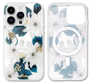 Sonix Compatible with MagSafe iPhone 14 Pro Max Case Floral 10ft Drop Tested Delilah Flower