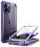 i-Blason iBlason Ares Designed for iPhone 14 Pro Case 61 inch 2022 Release Dual Layer Rugged Clear Bumper Case with Builtin Screen Protector Mauve