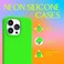 FELONY CASE Apple iPhone 14 Pro Max Case Neon Liquid Silicone Soft Touch Slim Cover with AntiScratch Microfiber Lining 360 Shockproof Full Body Protection Green