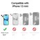JETech Magnetic Case for iPhone 13 mini 54Inch Compatible with MagSafe Wireless Charging Shockproof Phone Bumper Cover AntiScratch Clear Back Clear