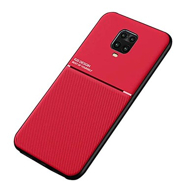 Kepuch Mowen Case Cover Bumper Builtin Metal Plate for Poco M2 Pro Xiaomi Redmi Note 9SNote 9 ProNote 9 Pro Max Red