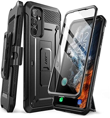 SUPCASE Unicorn Beetle Pro for Samsung Galaxy A54 Case with Stand Builtin Screen ProtectorMilitaryGrade Protection 360 FullBody Rugged Holster Kickstand Phone Case for Galaxy A54 5G Black