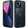 JETech Matte Case for iPhone 13 61Inch Shockproof Military Grade Drop Protection Frosted Translucent Back Phone Cover AntiFingerprint Black