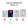JETech Matte Case for iPhone 13 61Inch Shockproof Military Grade Drop Protection Frosted Translucent Back Phone Cover AntiFingerprint Black