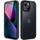 JETech Matte Case for iPhone 13 61Inch Shockproof Military Grade Drop Protection Frosted Translucent Back Phone Cover AntiFingerprint Black