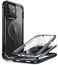 i-Blason iBlason Ares Magnetic for iPhone 15 Pro Max Case MagSafe with Builtin Screen Protector MilitaryGrade Protection Clear Slim FullBody Shockproof Bumper Phone Case for iPhone 15 Pro Max Black