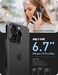i-Blason iBlason Ares Magnetic for iPhone 15 Pro Max Case MagSafe with Builtin Screen Protector MilitaryGrade Protection Clear Slim FullBody Shockproof Bumper Phone Case for iPhone 15 Pro Max Black