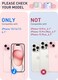 i-Blason iBlason Cosmo Mag for iPhone 15 CaseiPhone 1413 Case 61 with Camera Cover Stand MagSafe Compatible Slim Stylish FullBody Protective Case with Builtin Screen Protector PinkWave