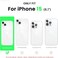 ORNARTO Compatible with iPhone 15 Case 61 Slim Liquid Silicone 3 Layers Full Covered Soft Gel Rubber Phone Case AntiScratch Shockproof Protective Cover 61 Inch Baby Blue