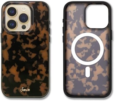 Sonix Case for iPhone 15 Pro Max Compatible with MagSafe 10ft Drop Tested Tortoise Shell Brown Tort
