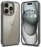 Ringke Fusion Bold for iPhone 15 Pro Max Case Textured Sides for Grip AntiYellowing Technology Clear Back to Show Phone Color Gray