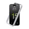 RhinoShield Bumper Case Compatible with iPhone 15 Pro CrashGuard Shock Absorbent Slim Design Protective Cover 35M 11ft Drop Protection Platinum Gray