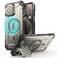 SUPCASE for iPhone 15 Pro Max Case with Camera Cover Stand UBMag XT Compatible with MagSafe Builtin Kickstand MilitaryGrade Protection Heavy Duty Rugged Magnetic Phone Case TiGray