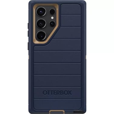 OtterBox Galaxy S23 Ultra Only Defender Series Case Blue Suede Shoes Rugged Durable with Port Protection Case Only Microbial Defense Protection NonRetail Packaging