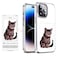 KSOPUERT Smart Ink Screen Phone Case Classic White fit for iPhone 13 iPhone 14 Protection 35 Inch Ink Display Image in Ink Phone Case