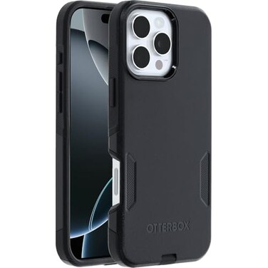 Otterbox Commuter Series MagSafe Case for iPhone 16 Pro Shockproof Drop Proof Rugged Protective Case 3X Tested to Military Standard Black