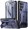 Poetic Spartan Case for Galaxy S25 Ultra 69 Slide Camera Cover Screen Protector Works with Fingerprint ID Military Grade Rugged Shockproof S25 Ultra Phone Case with Kickstand Midnight Blue